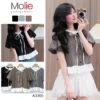 Áo BabyDoll Nữ Hè A3300 Tắm Phối Cổ Bèo & Nơ Buộc Dễ Thương MoLie